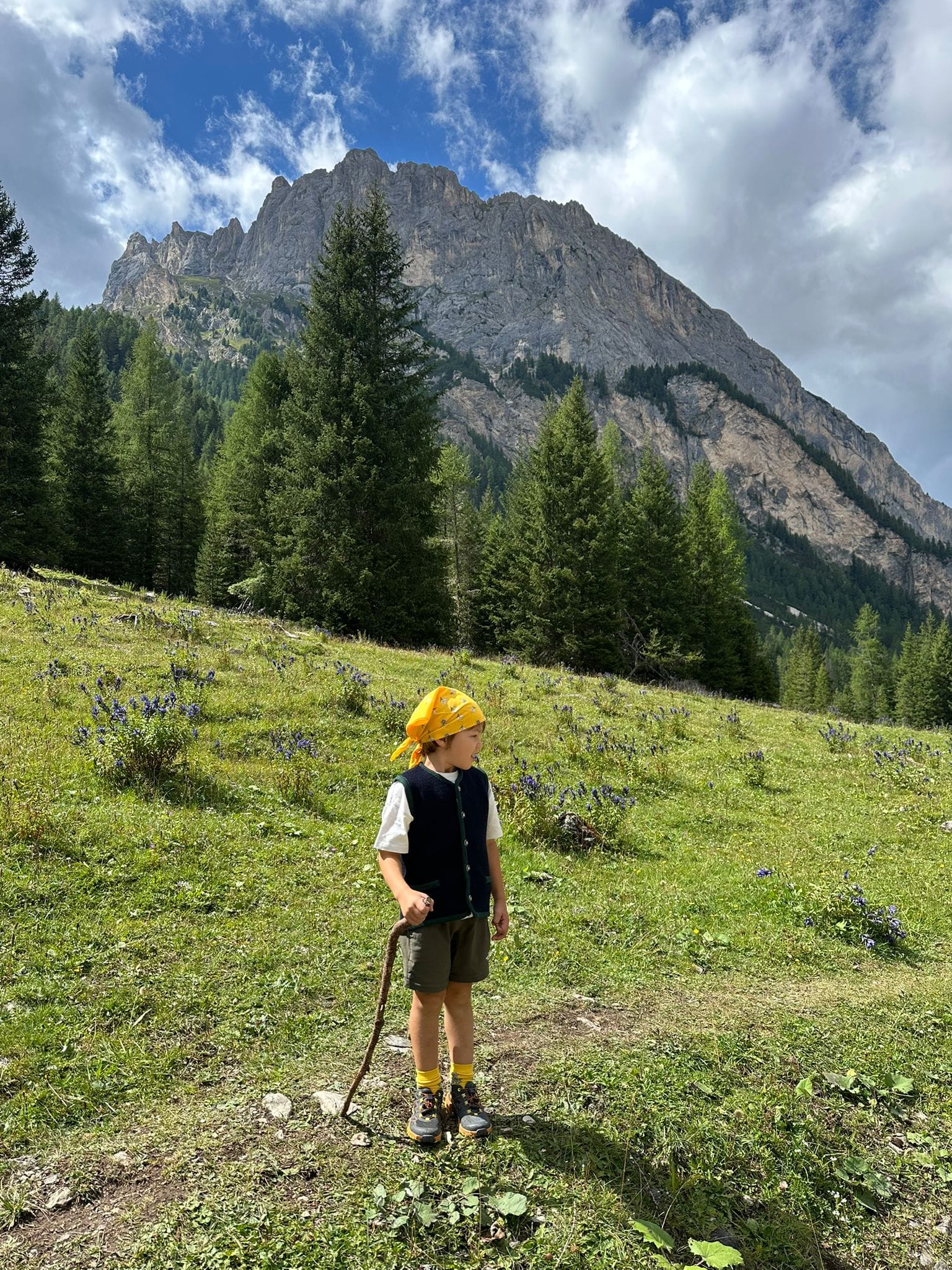 Montagna con i bimbi: eleganza, libertà e qualche piccolo accorgimento