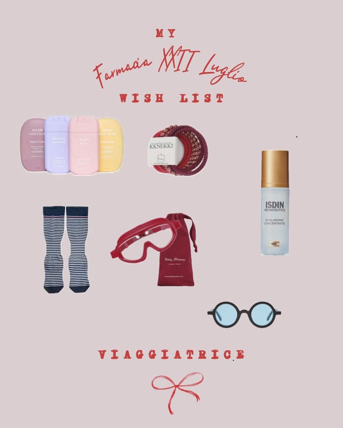Viaggiare con stile, i desideri firmati farmacia22luglio